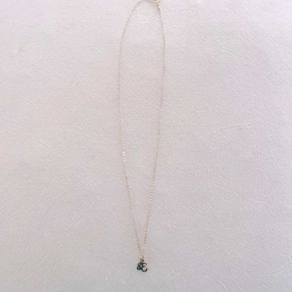 Gold Om Necklace - Picture 1 of 2